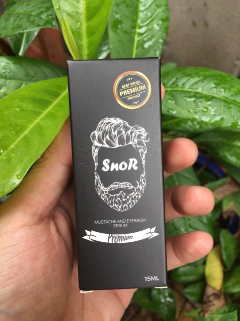 [CHÍNH HÃNG] SnoR Thailand 15mL mọc lông mày, râu và tóc Full box