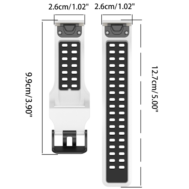 Vòng Tay Silicone Chống Mồ Hôi Cho Đồng Hồ Thông Minh DescentMK1 - MK2 MK2i