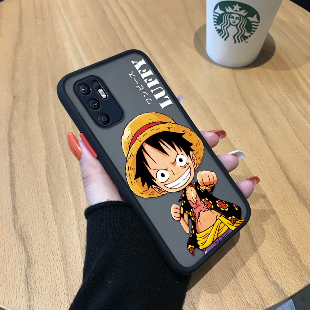 Ốp Điện Thoại Họa Tiết Luffy Hoạt Hình Cho OPPO Reno 6 5 6Z 6Pro 5F Pro 5G 4G