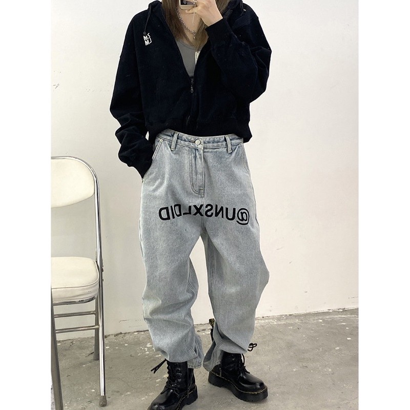 QUẦN BAGGY ỐNG RỘNG @ ( hình chụp thật )