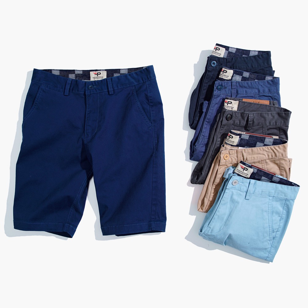 Quần short kaki co giãn dáng chuẩn Pigofashion chuẩn cao cấp có big size PSK03 chọn màu