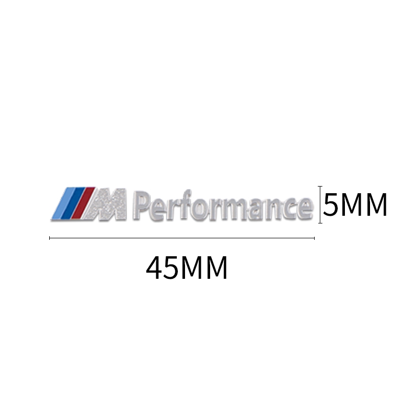 1 Sticker Nhôm Chữ M Performance Trang Trí Xe Bmw 1 2 3 4 5 7 Series Q5 Q7 X1 X3 X5