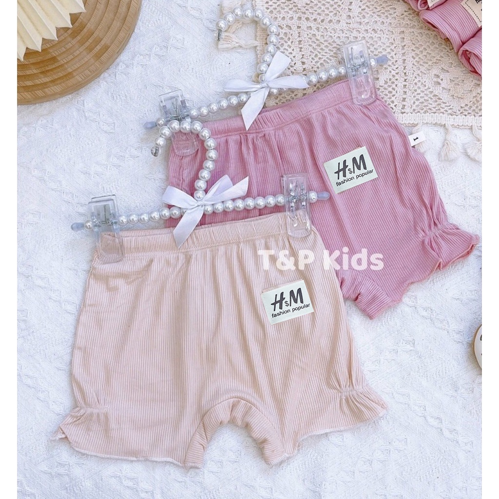 Quần thun lạnh chất thun tăm lạnh mềm mịn mùa hè xinh xắn nhiều màu cho bé gái 6-16kg