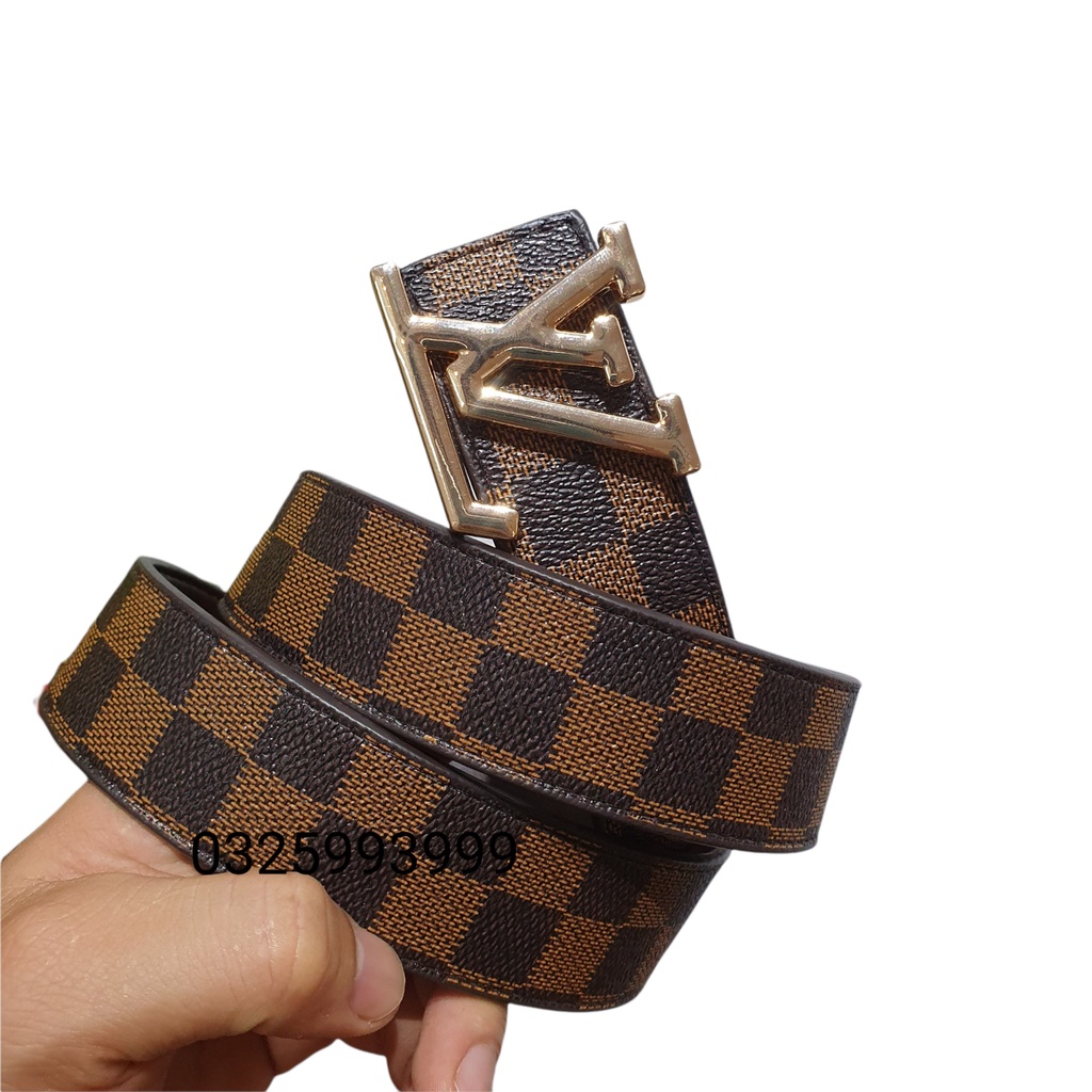 Thắt lưng nam LV, dây lưng lv thời trang, dây lưng nam cao cấp, mặt kim loại nguyên khối trẻ trung lịch lãm