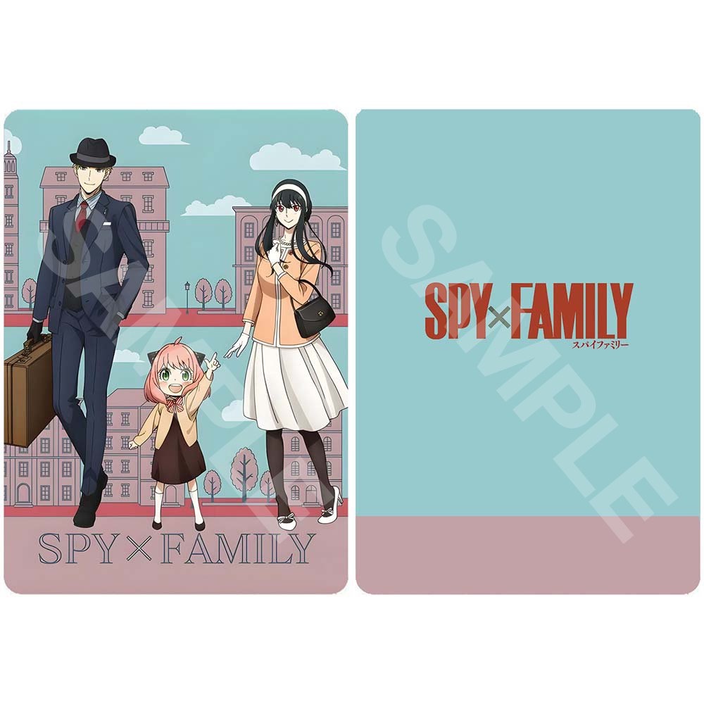 Ảnh card bo góc in hình SPY X FAMILY Forger Family ver Gia Đình Điệp Viên thẻ bo viền 5*8cm anime chibi sưu tầm