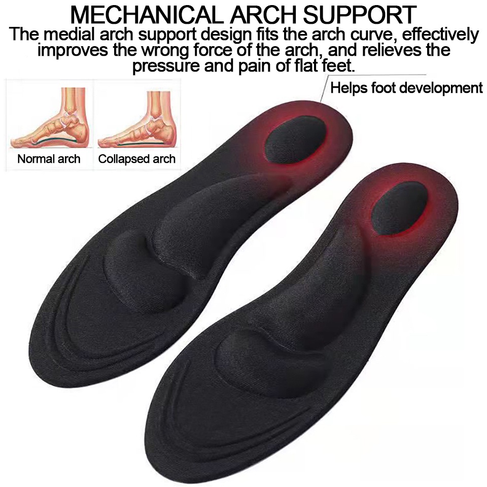 Miếng lót giày thể thao DAYSELECT 4D thoáng khí thấm hút mồ hôi chống mùi hôi