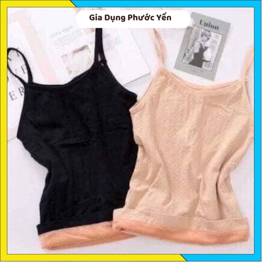 Áo hai dây lót lông giữ nhiệt siêu ấm