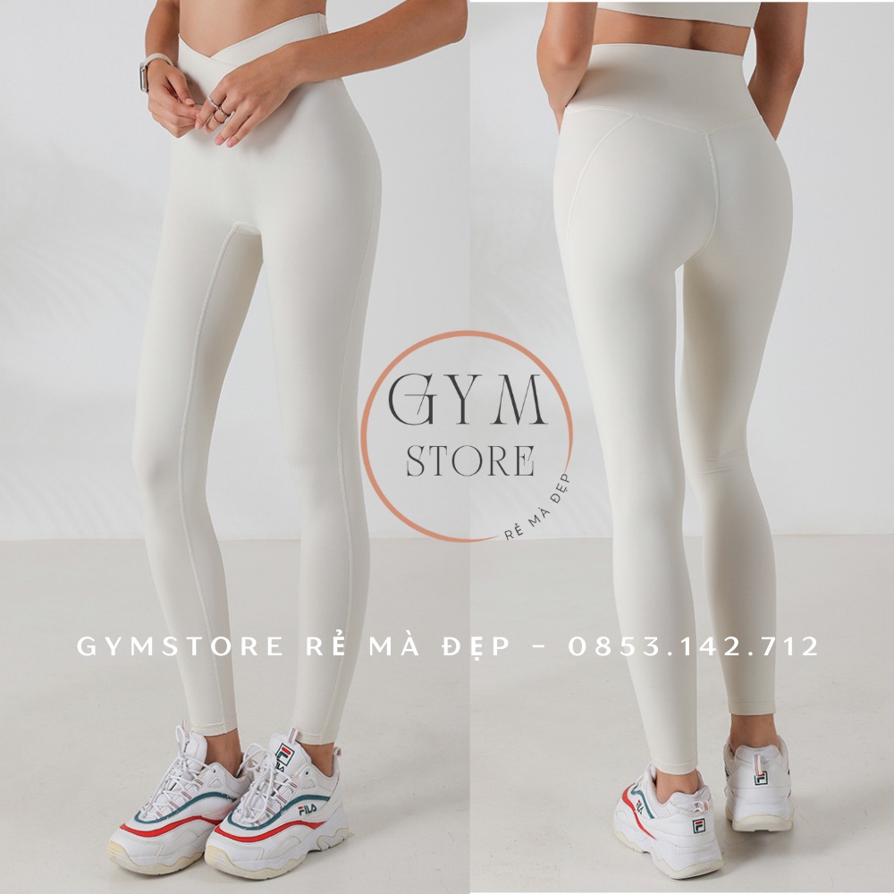 Quần Legging Lulu Cạp Cao Gen Bụng Nâng Mông Thể Thao Nữ Tập Gym Siêu Co Giãn Thoáng Mát 𝐆𝐘𝐌𝐒𝐓𝐎𝐑𝐄 1262