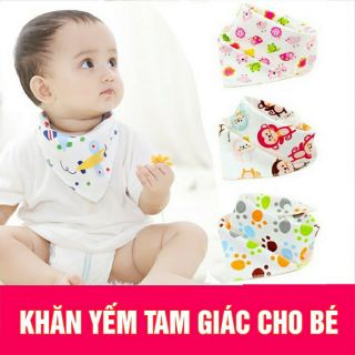 Set 5 yếm xô quàng cổ cho bé