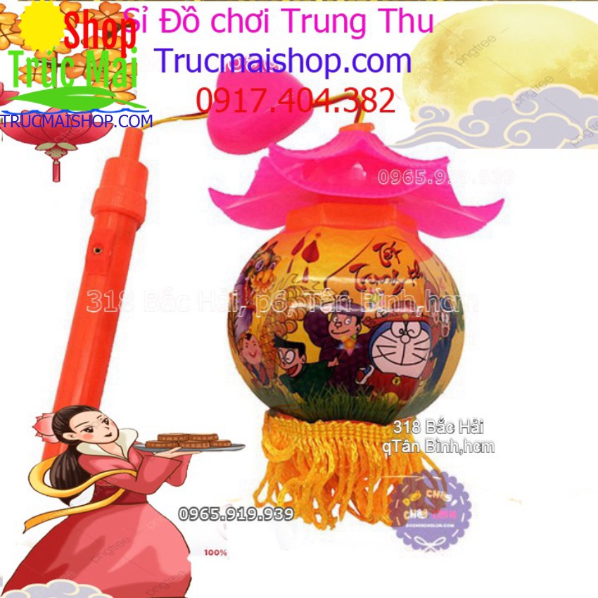 Lồng đèn mái đình vui trung thu