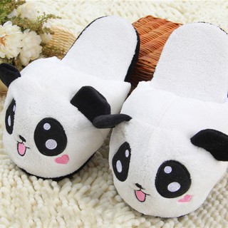 Women's cotton slippers cute cartoon panda