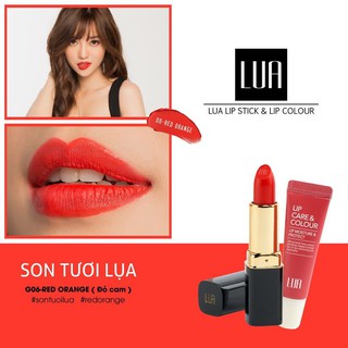 [CHUYÊN SỈ] Son Tươi Lụa - Son Thỏi Kèm Son Dưỡng Cảm Biến Màu LUA