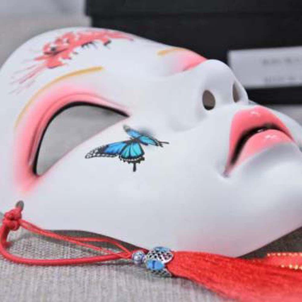 Mặt Nạ Hóa Trang Halloween Hình Hoa Anh Đào Có Tua Rua Và Chuông AUGUSTINE