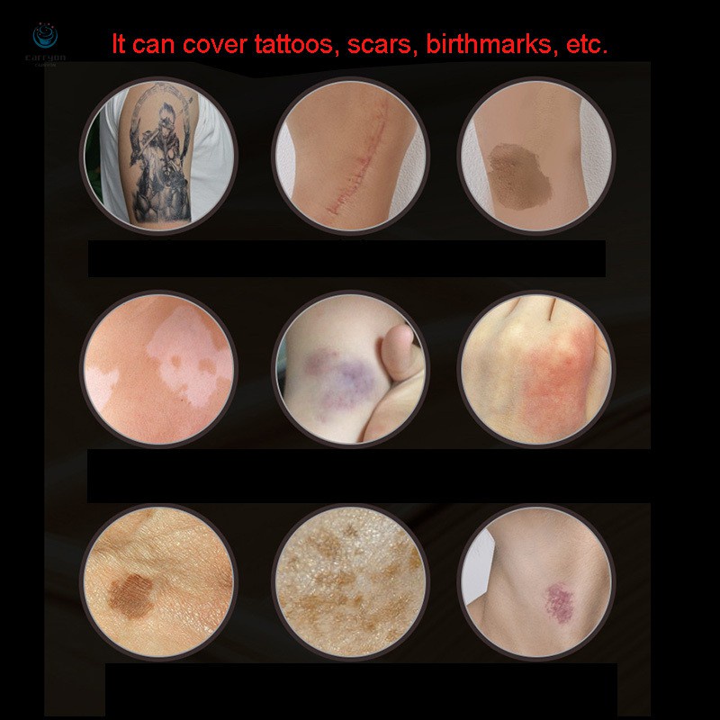 [Hàng mới về] Set 2 Kem Che Khuyết Điểm Che Phủ Vết Sẹo / Hình Xăm / Vết Rạn Da | BigBuy360 - bigbuy360.vn