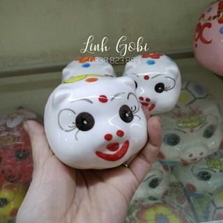lợn sứ tiết kiệm mini 8cm