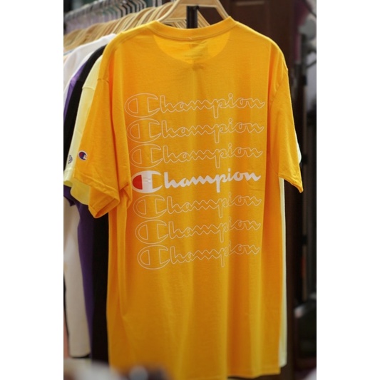 Áo thun Champion ⚡️AUTHENTIC ⚡️ stacked 7 lines ngắn tay