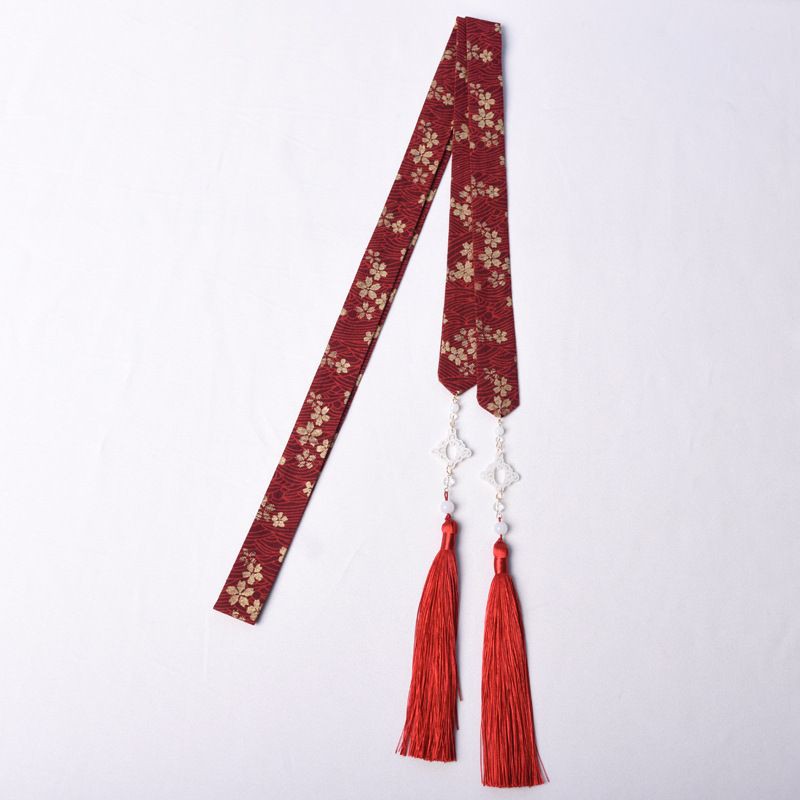 Dây buộc tóc các kiểu cổ trang hán phục hoạ tiết hoa văn kèm dây tô