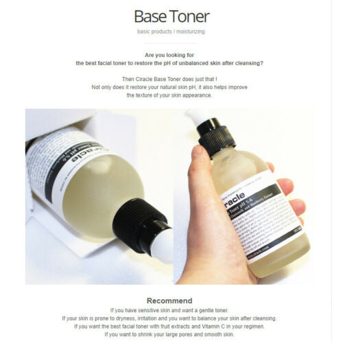 (Hàng Mới Về) Toner Nền 105.5ml Chất Lượng Cao / [Ciracle] Base Toner 105.5ml