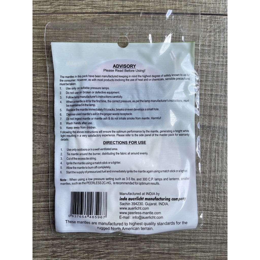 Tim đèn măng xông Peerless 500cp, bấc đèn măng xông Peerless