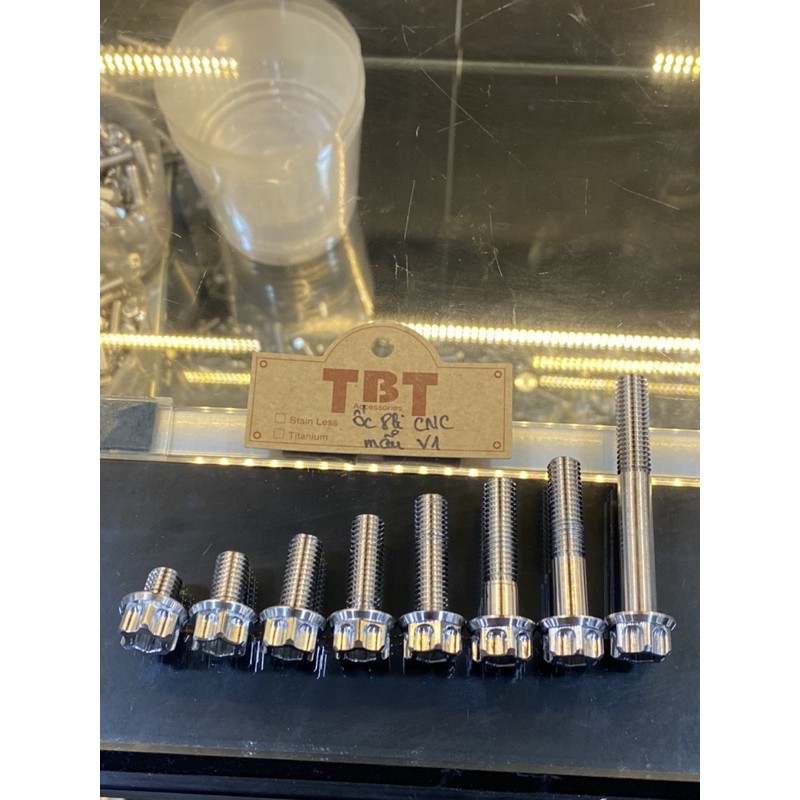 Ốc 8li TBT inox 304 mẫu V1