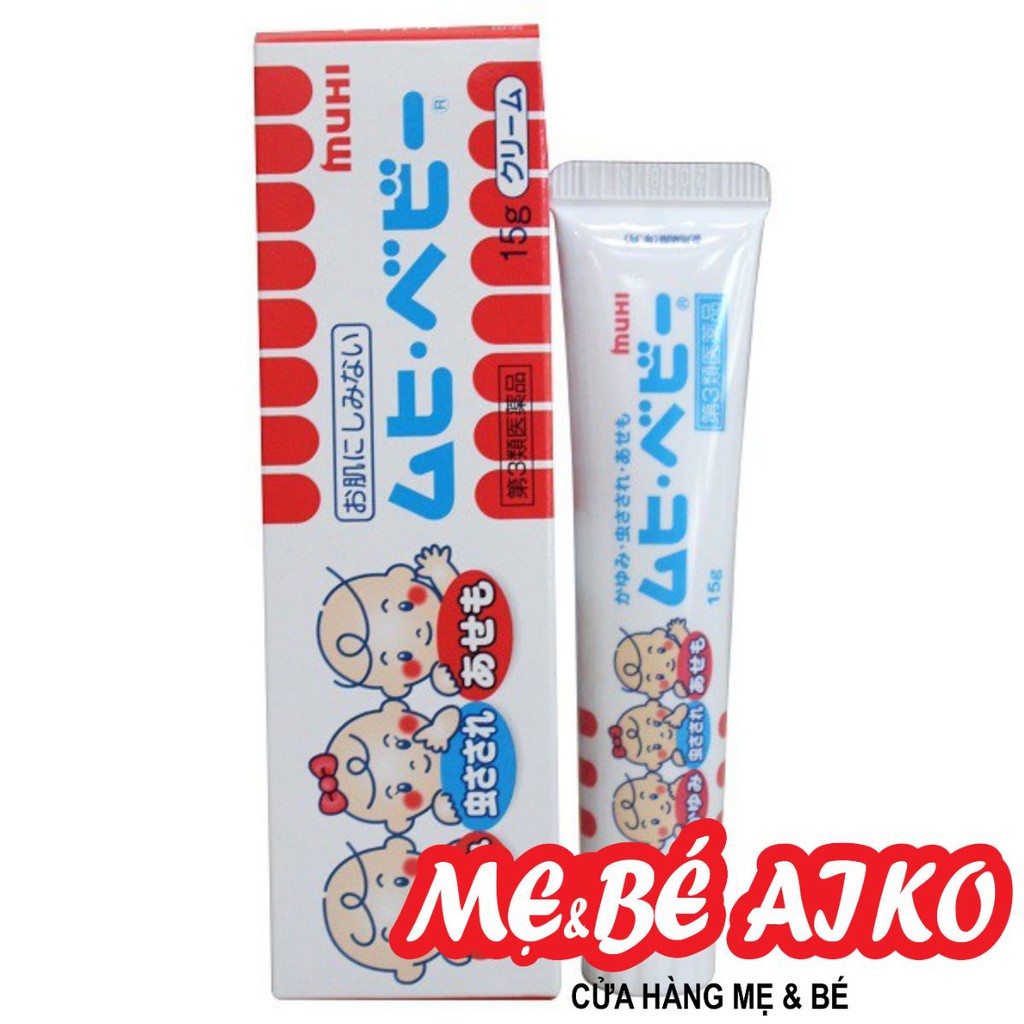 Kem trị côn trùng cắn Muhi Anti-Itch xuất xứ Nhật Bản
