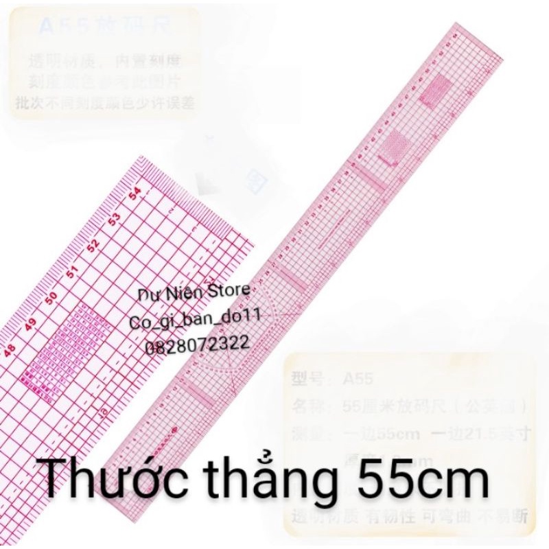 Thước Nhựa Dẻo Hỗ Trợ May Mặc