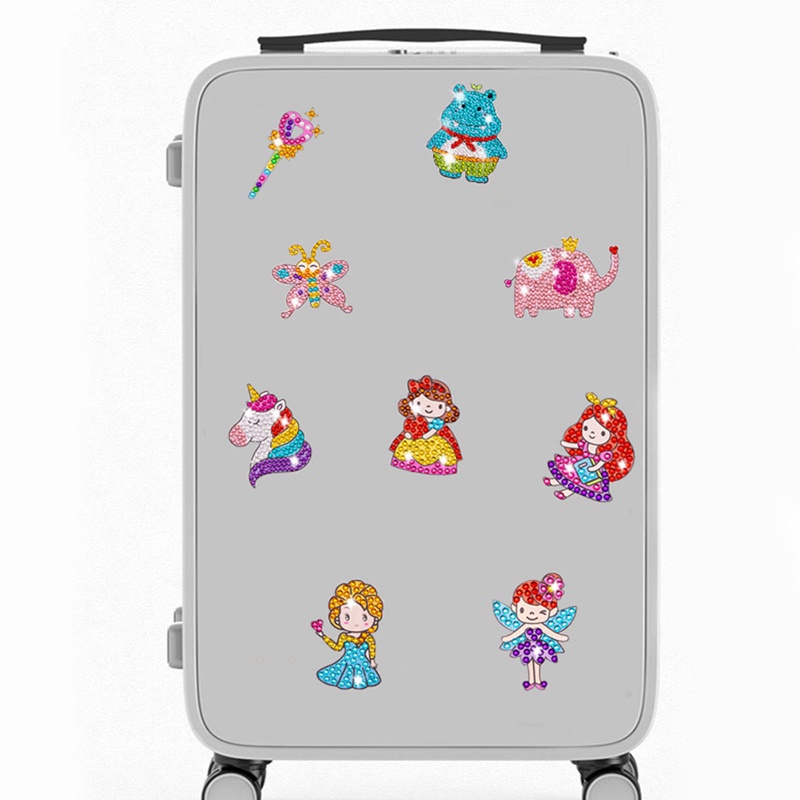 Bộ Tranh Đính Đá Tự Làm Họa Tiết Lấp Lánh Cho Bé