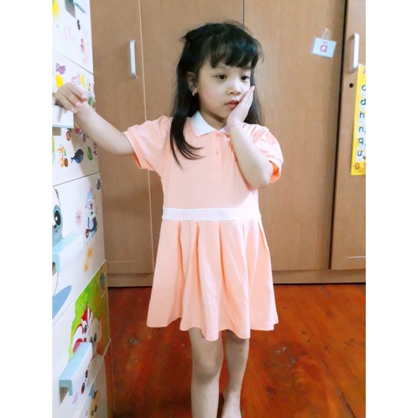 VÁY POLO COTTON ĐÁNG YÊU VÀ NĂNG ĐỘNG CHO BÉ GÁI GK012
