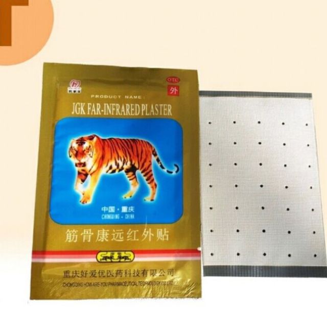 cao dán con cọp - cao dán hổ 1 bich 4 miếng dán