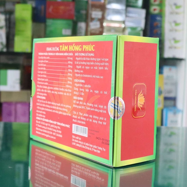 Khang đường tâm hồng phúc hỗ trợ điều trị: bệnh đái tháo đường, hạ đường huyết, giảm cholesterol, xơ vữa động mạch