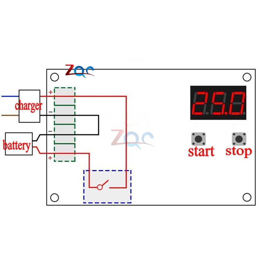 Mô đun điều khiển sạc pin Lithium XH-M604 DC 6-60V tiện lợi