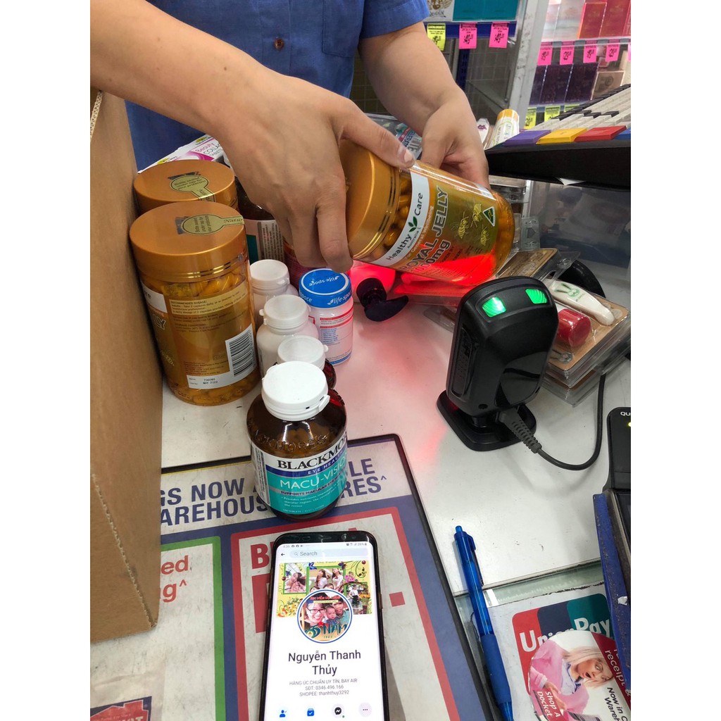 Viên uống sữa ong chúa đẹp da làm chậm lão hóa Healthy Care Royal Jelly 365 viên