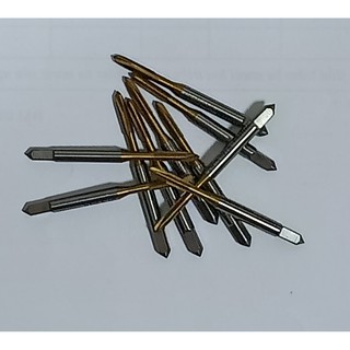 MŨI TARO HSS PHỦ VÀNG THẲNG (M2-M12). Taro phủ vàng, rãnh thẳng.