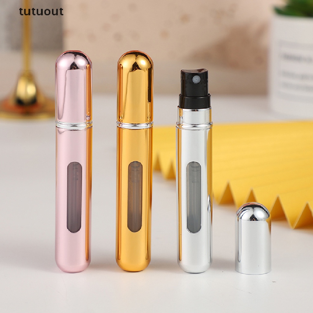 Chai Nhôm Mini 8ml Có Thể Bơm Đầy Lại Tiện Dụng