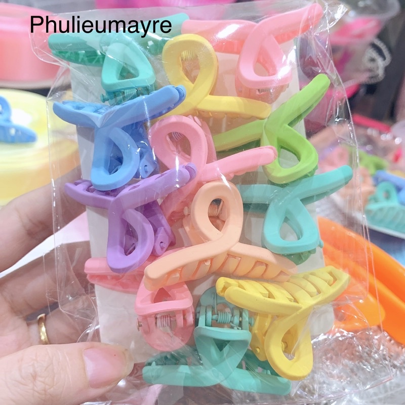 Cặp tóc mái càng cua phong cách Hàn Quốc thiết kế dễ thương có nhiều màu cho nữ