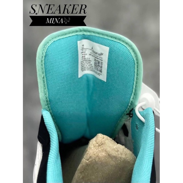 Giày Jordan xanh ngọc cổ thấp  💋  giày thể thao nam nữ sneaker jd1 xanh low full box