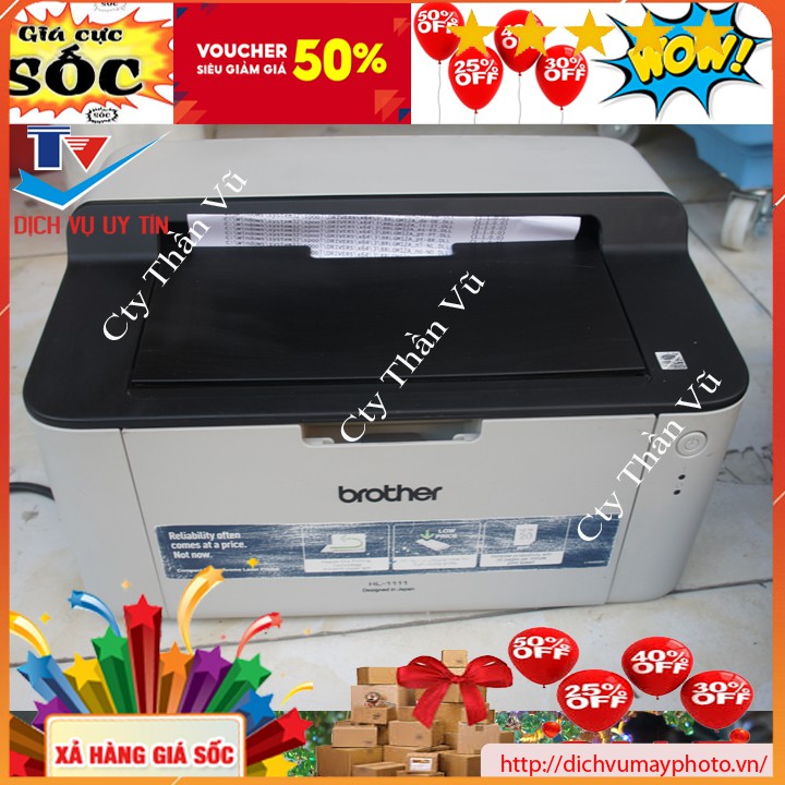 Máy in cũ brother HL - 1111 nhỏ gọn dùng cho in gia đình in tài liệu học tập bền | BigBuy360 - bigbuy360.vn