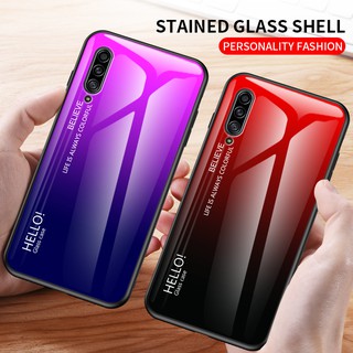 Ốp điện thoại Samsung Galaxy A50S A30S Ốp điện thoại kính cường lực màu Gradient Ốp điện thoại Samsung Galaxy A 50S 30S Vỏ cứng