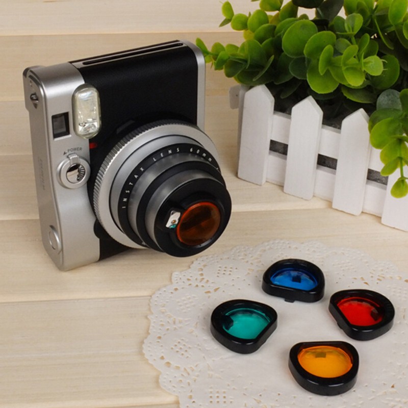 Bộ 4 Kính Lọc Màu Cho Máy Ảnh Fujifilm Instax Mini 90 Mới