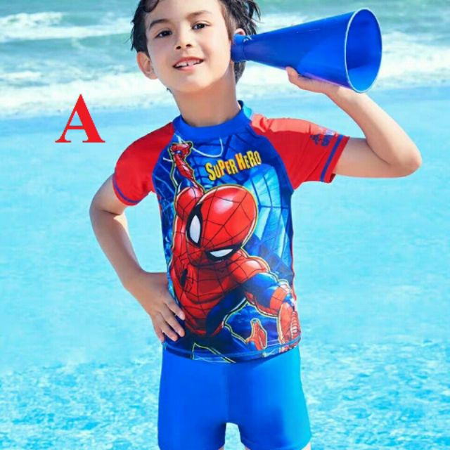 Bộ bơi Spiderman cho bé trai