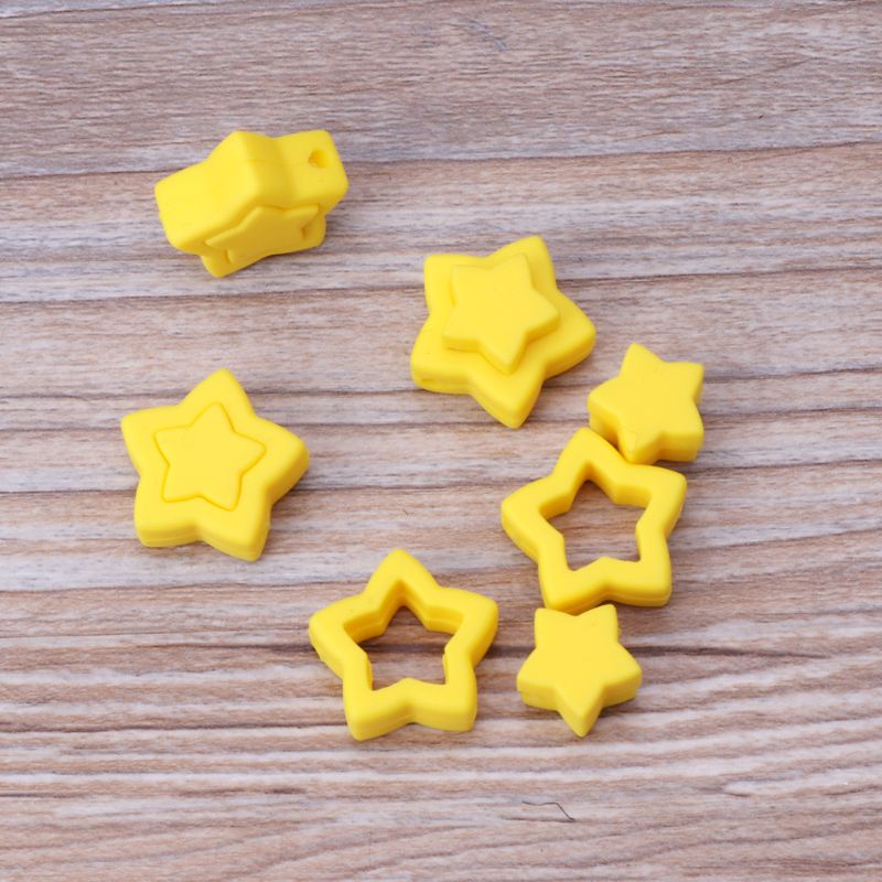 Haha Đồ Chơi Ngậm Nướu Hình Ngôi Sao Năm Cánh Bằng Silicone An Toàn Dành Cho Trẻ