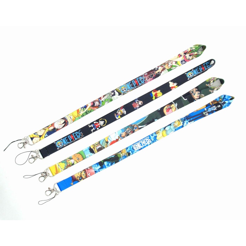 Dây Đeo Cổ In Họa Tiết Hoạt Hình One Piece Chống Rơi Cho Điện Thoại