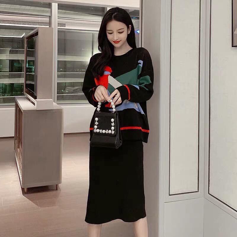 {FREE SHIP} ĐẦM LEN 3 MÀU BIGSIZE 50-85kg (Tuỳ số đo) (Có video) | BigBuy360 - bigbuy360.vn