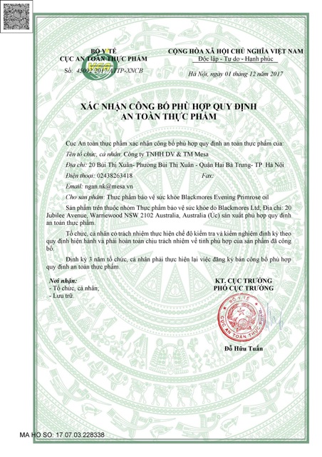 Tinh dầu hoa anh thảo Blackmore 190v | BigBuy360 - bigbuy360.vn