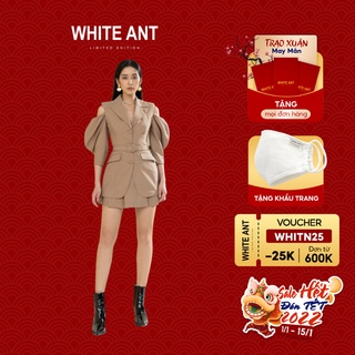 Chân Váy Xòe Xếp Ly Nữ WHITE ANT BABI SKIRT Dáng Ngắn Có Lót Trong, Chất Vải Mềm Nhẹ Chống Nhăn 110100006A.980