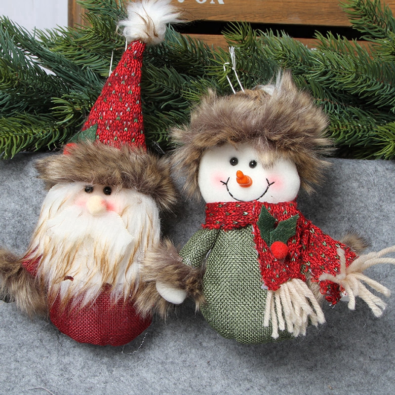 Christmas Tree Santa Claus Snowman Christmas Home Xmas Decor