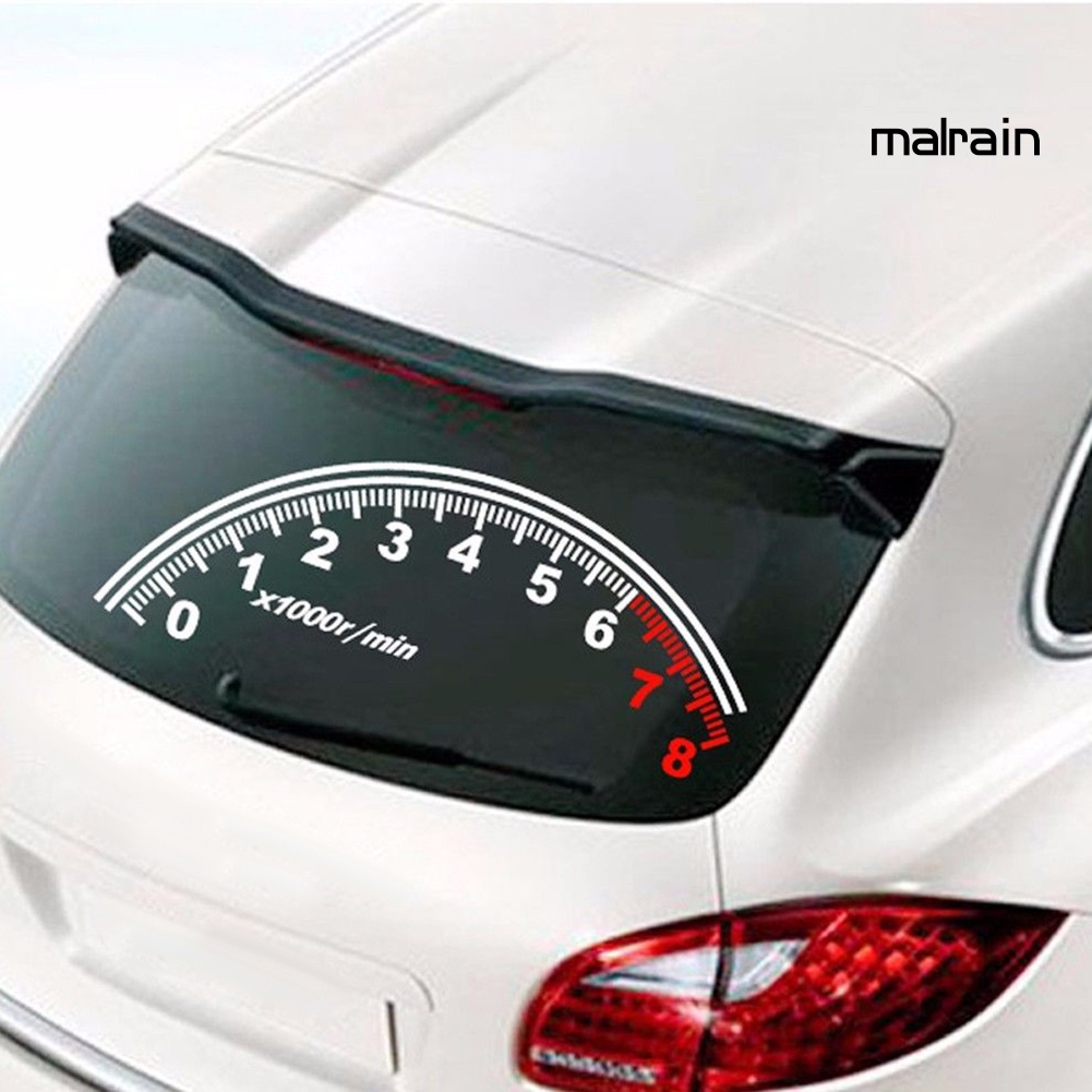 Miếng Dán Trang Trí Kính Chắn Gió Phía Sau Xe Hơi Phản Quang Thời Trang