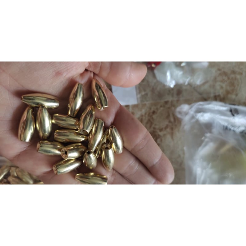 CHÌ ĐỒNG XUYÊN TÂM hình Bầu Dục 3.5gr / 5 gram / 7 gram / 10 gram / 14 gram / chì câu cá