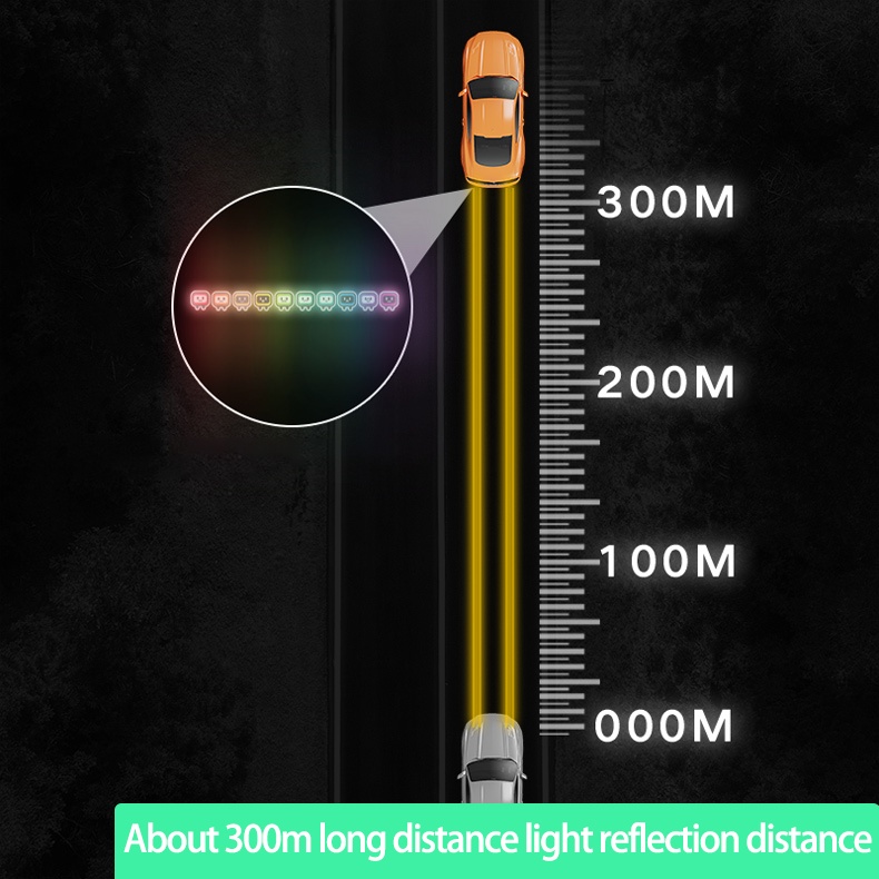 Miếng Dán Phản Quang 3M Họa Tiết Hoạt Hình Dễ Thương Trang Trí Thân Xe Mô Tô / Nón Bảo Hiểm YAMAHA