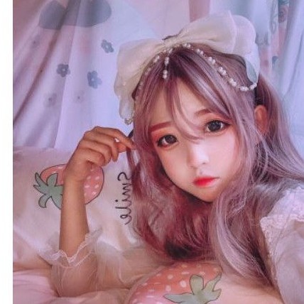 bờm tóc gắn nơ ba tầng sang chảnh